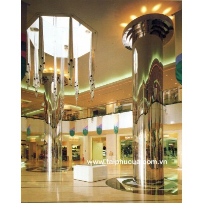 ỐP CỘT INOX VÀNG