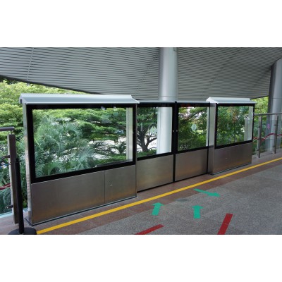 HỆ INOX CỬA LÙA TÁU ĐIỆN NGẦM (METRO)